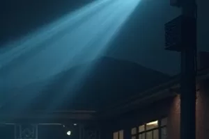 纪录片《渔火不眠》夜色中的渔船灯火连成一线